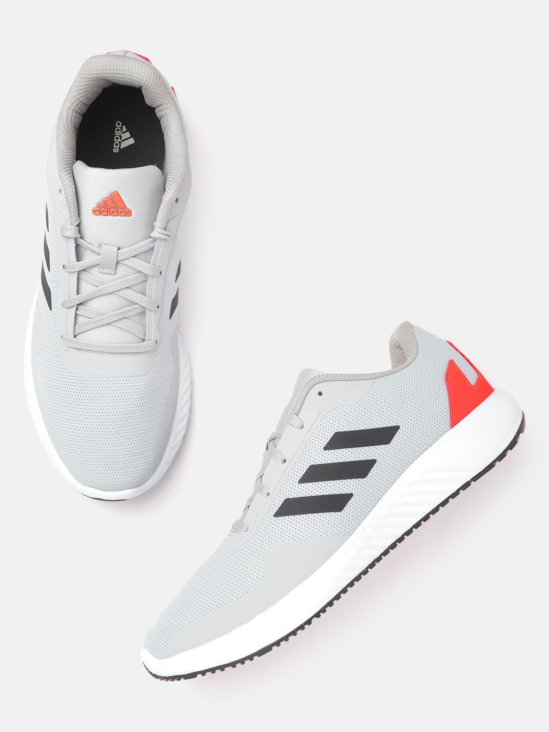 

ADIDAS Men Grey Woven Design Novarun Running Shoes