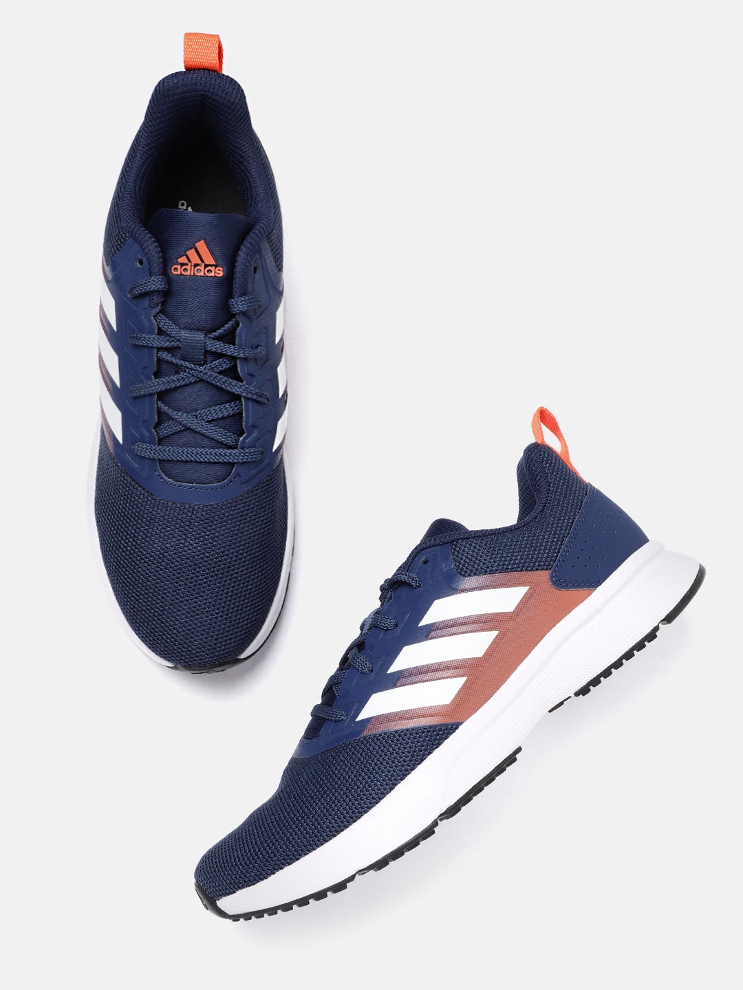 

ADIDAS Men Navy Blue Woven Design Adi-Shawt Running Shoes