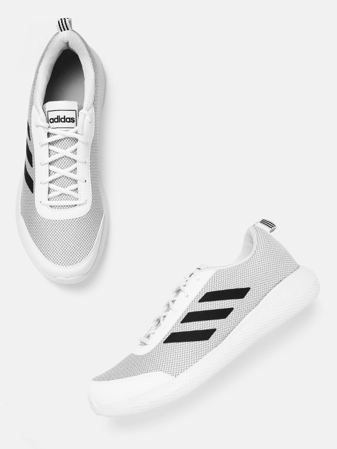

ADIDAS Men White & Black Adi Classic Mesh Design Running Shoes
