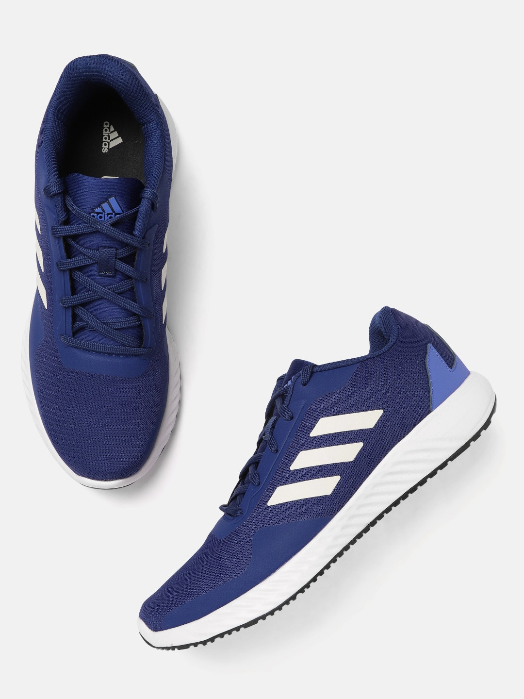 

ADIDAS Men Blue Mesh Novarun Running Shoes