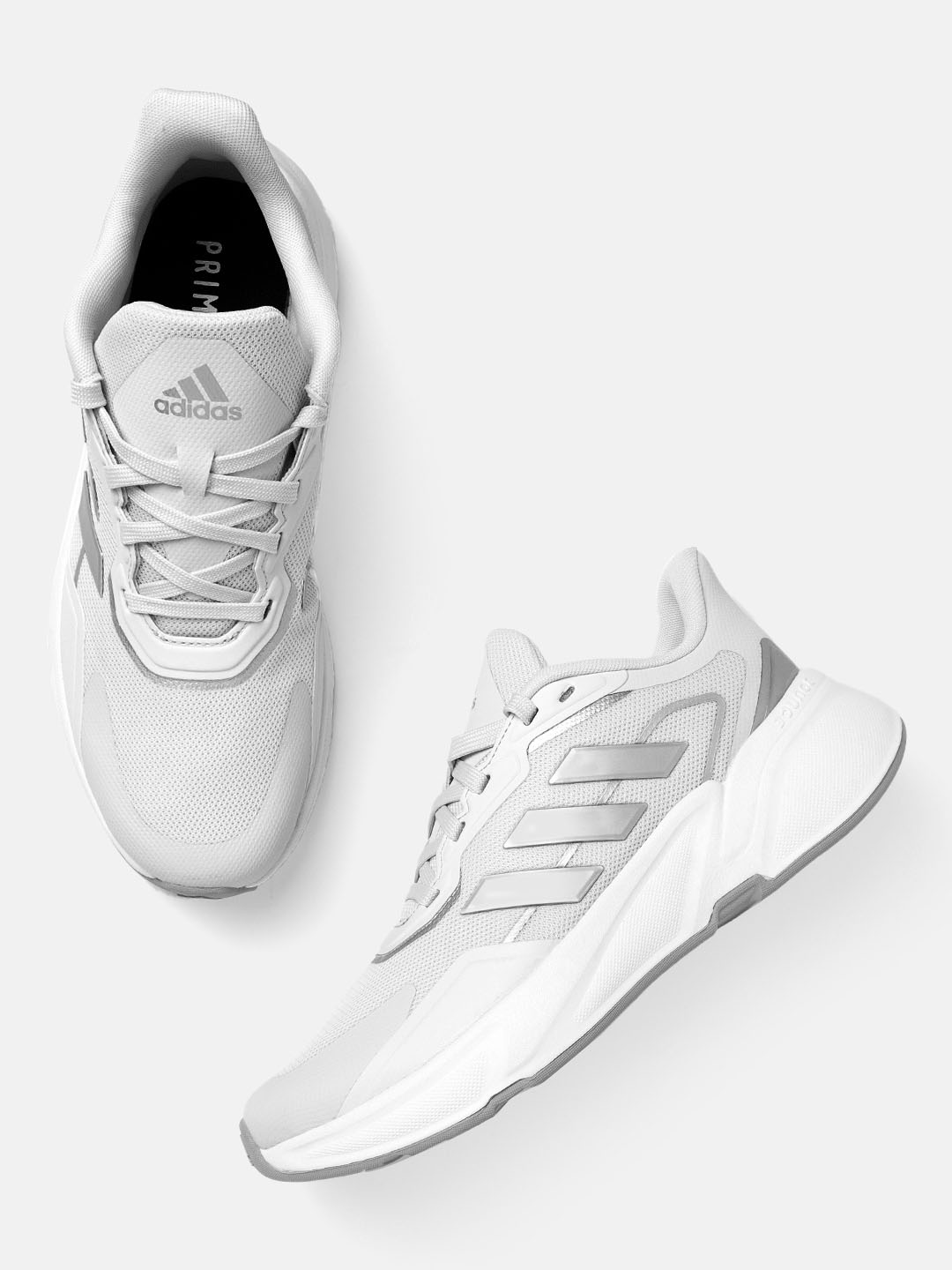 

ADIDAS Women Grey Woven Design X9000L1 Sustainable Running Shoes
