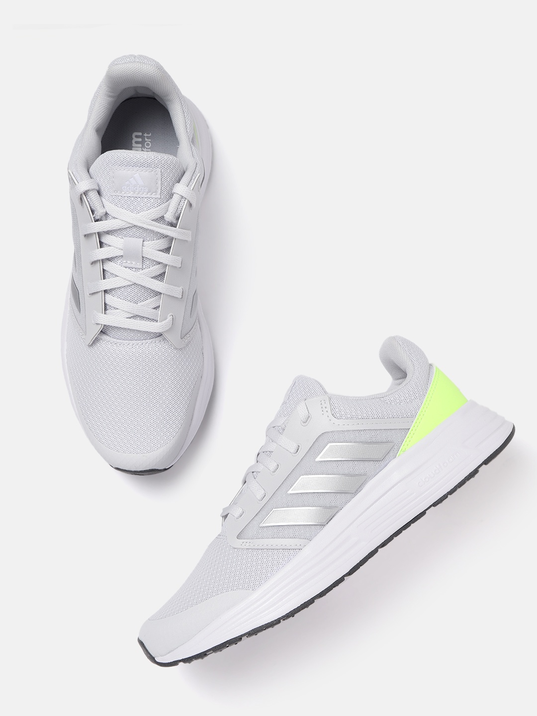 

ADIDAS Women Grey Woven Design Galaxy 5 New Running Shoes
