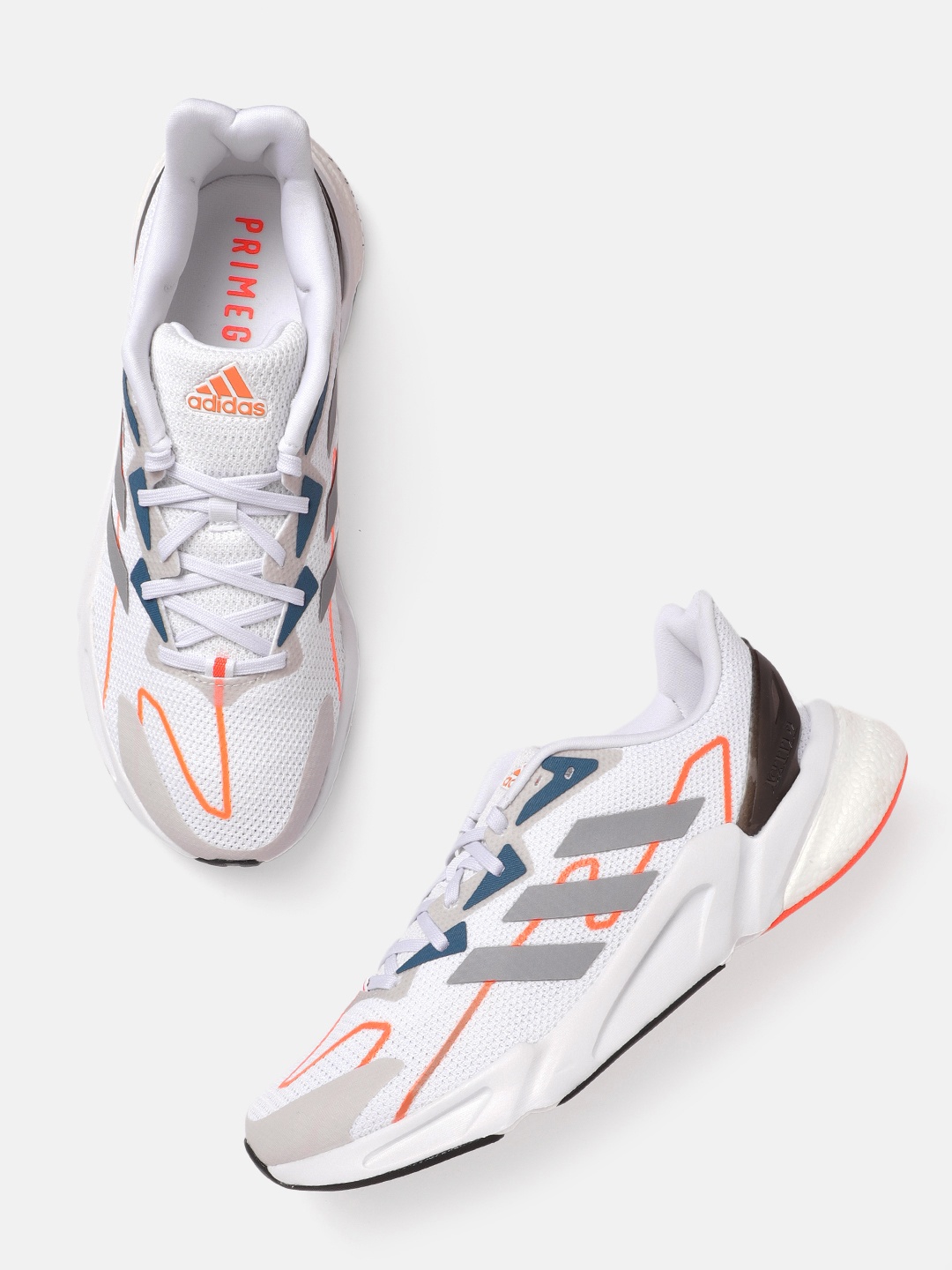 

ADIDAS Men White & Grey X9000L2 Running Shoes