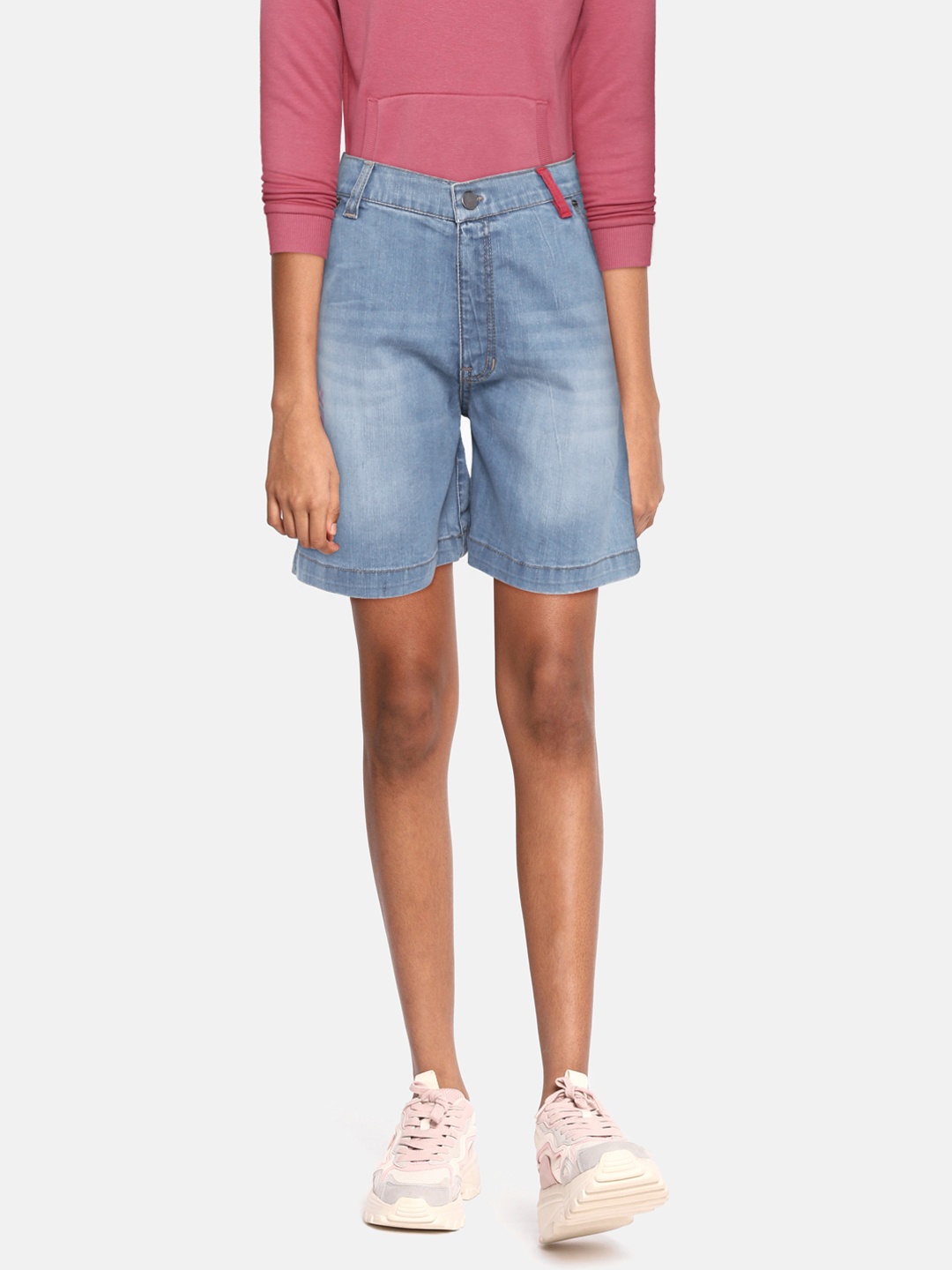 

toothless Boys Blue Washed Denim Shorts