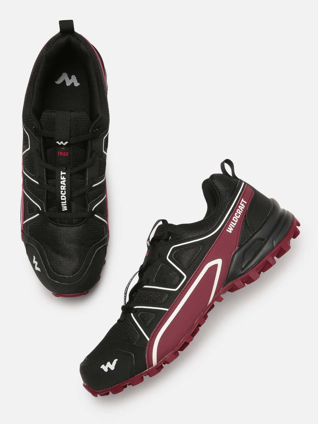 

Wildcraft Men Volga Trekking Shoes, Black