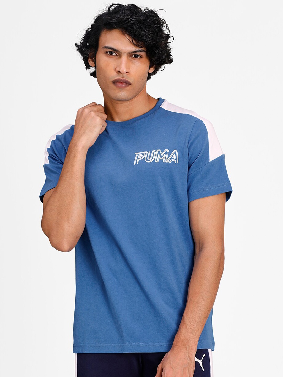 

Puma Men Blue T-shirt