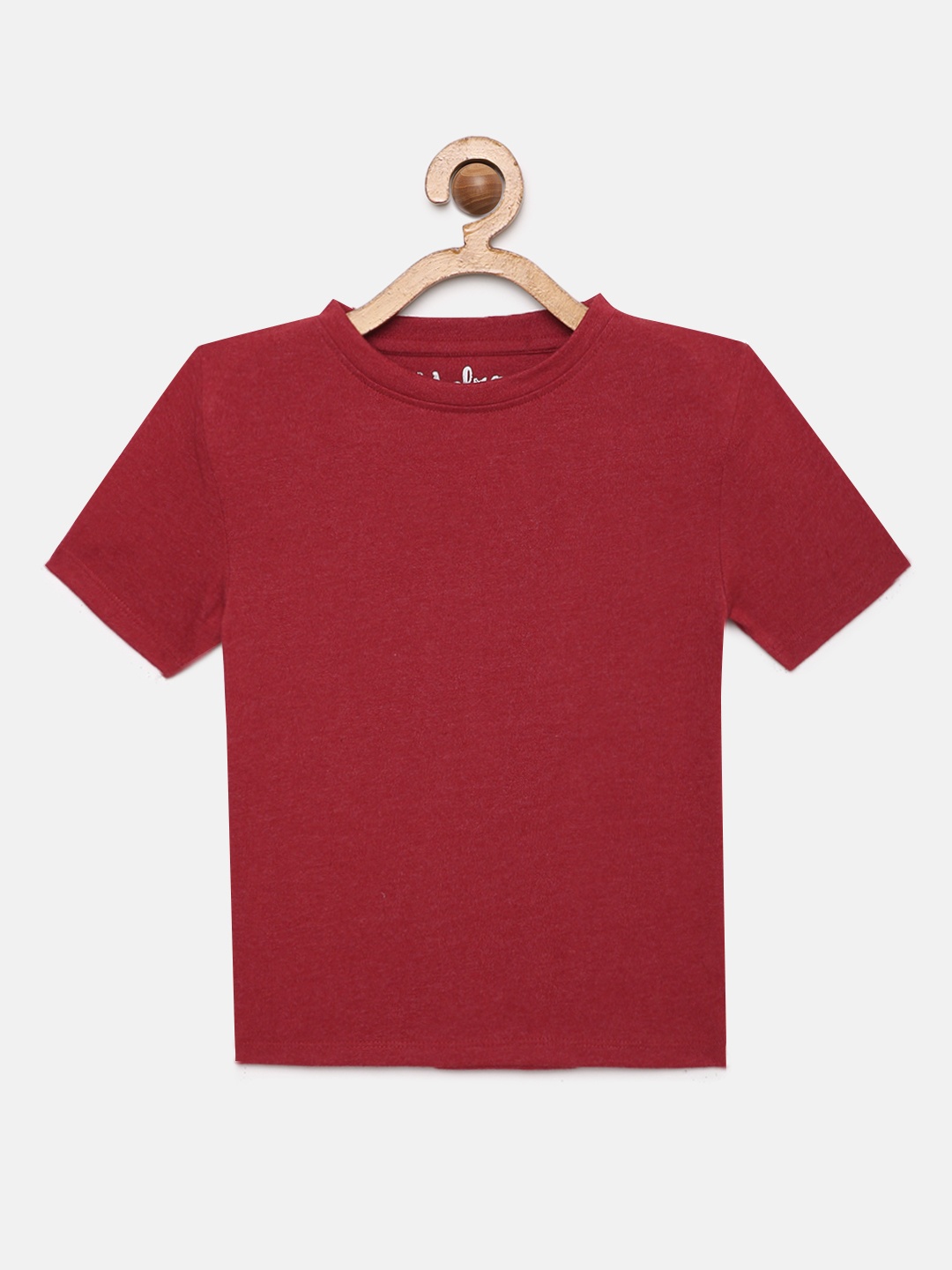 

METRO KIDS COMPANY Boys Red Solid T-shirt