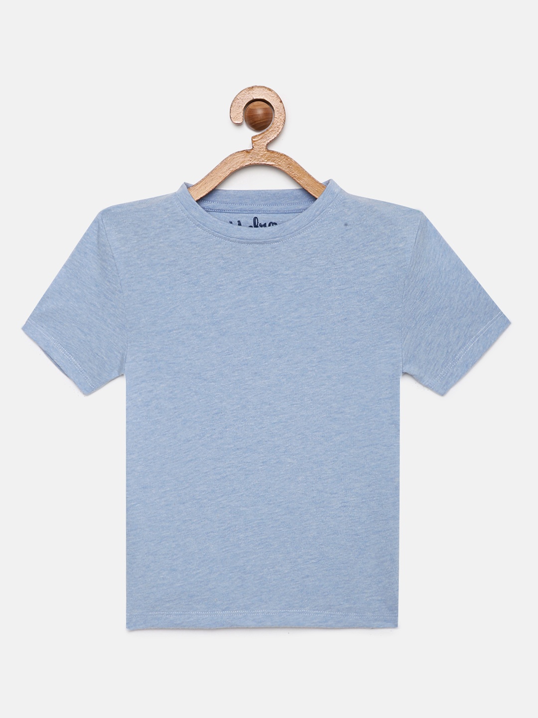 

METRO KIDS COMPANY Boys Blue Solid T-shirt