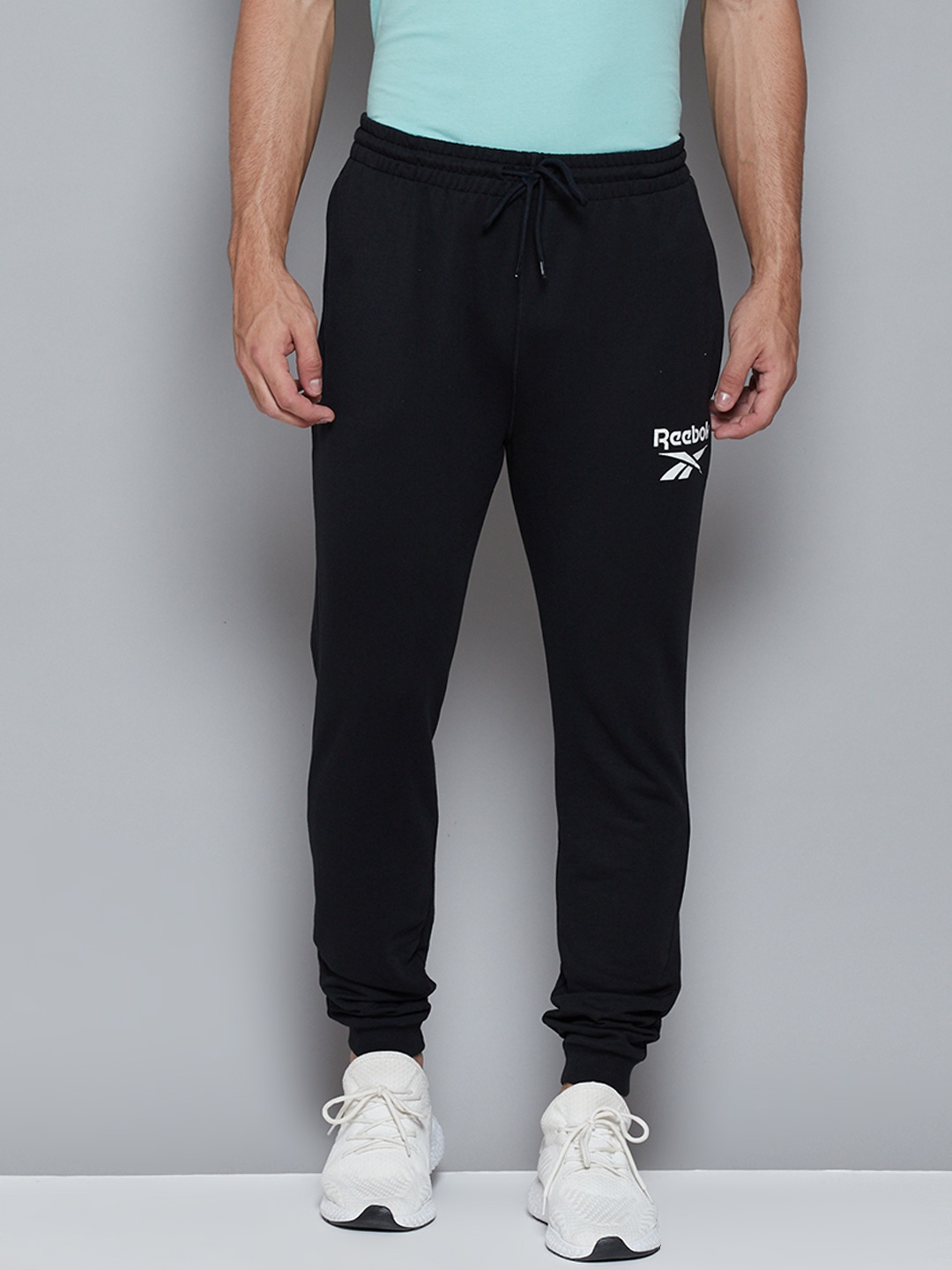 

Reebok Men Black Brand Logo RI Fleece BL Joggers