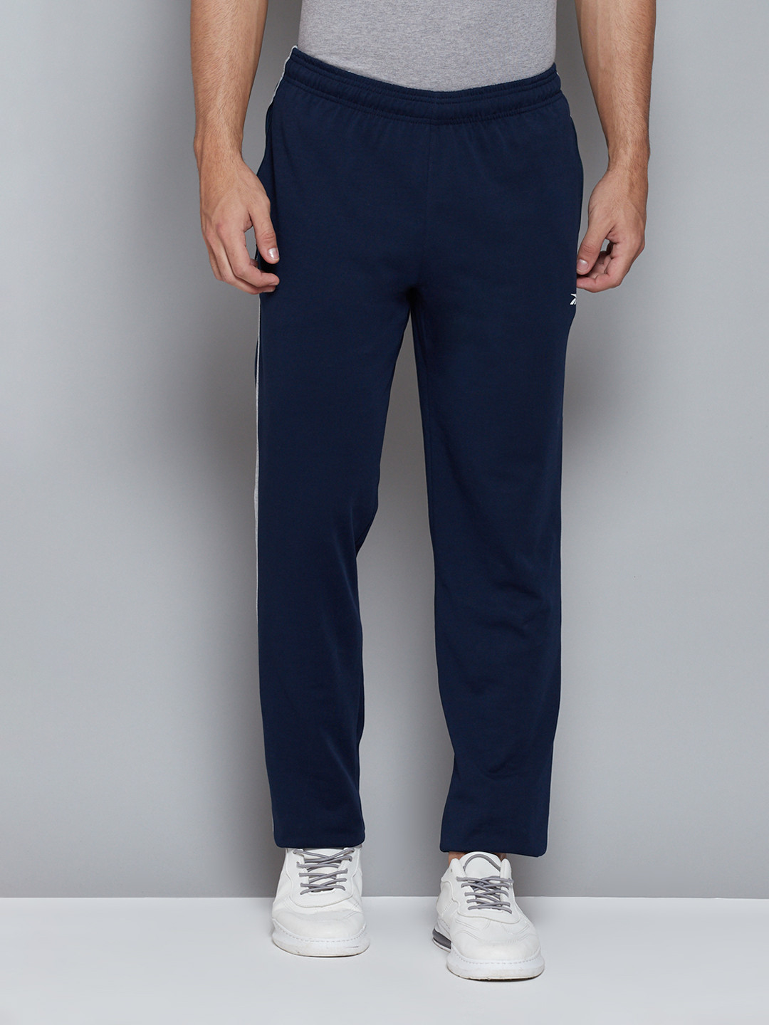

Reebok Men Navy Blue R Tensile Training Track Pants