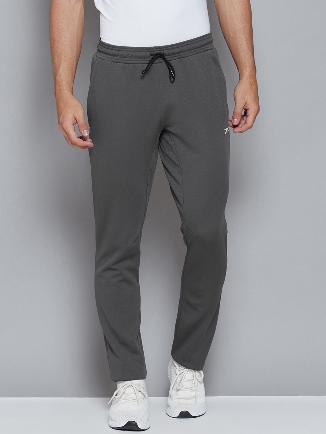 

Reebok Men Grey Solid WOR OH RBK- SPEEDWICK Track Pants