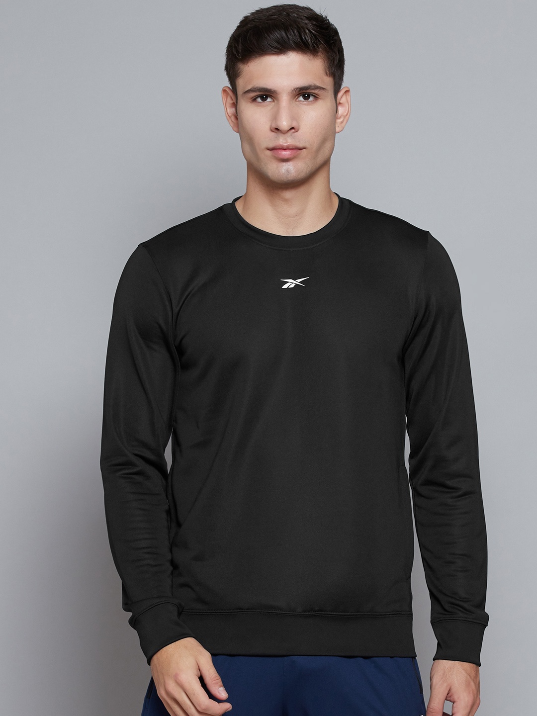 

Reebok Men Black Vector Sweat Sweatshirt