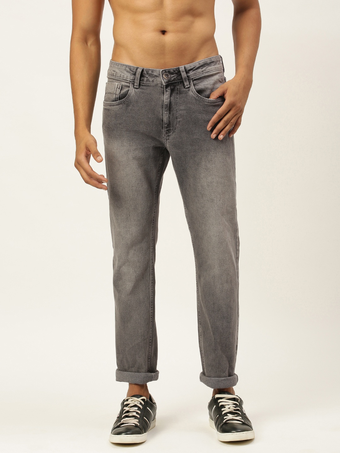 

Flying Machine Men Black Micheal Slim Fit Light Fade Stretchable Jeans