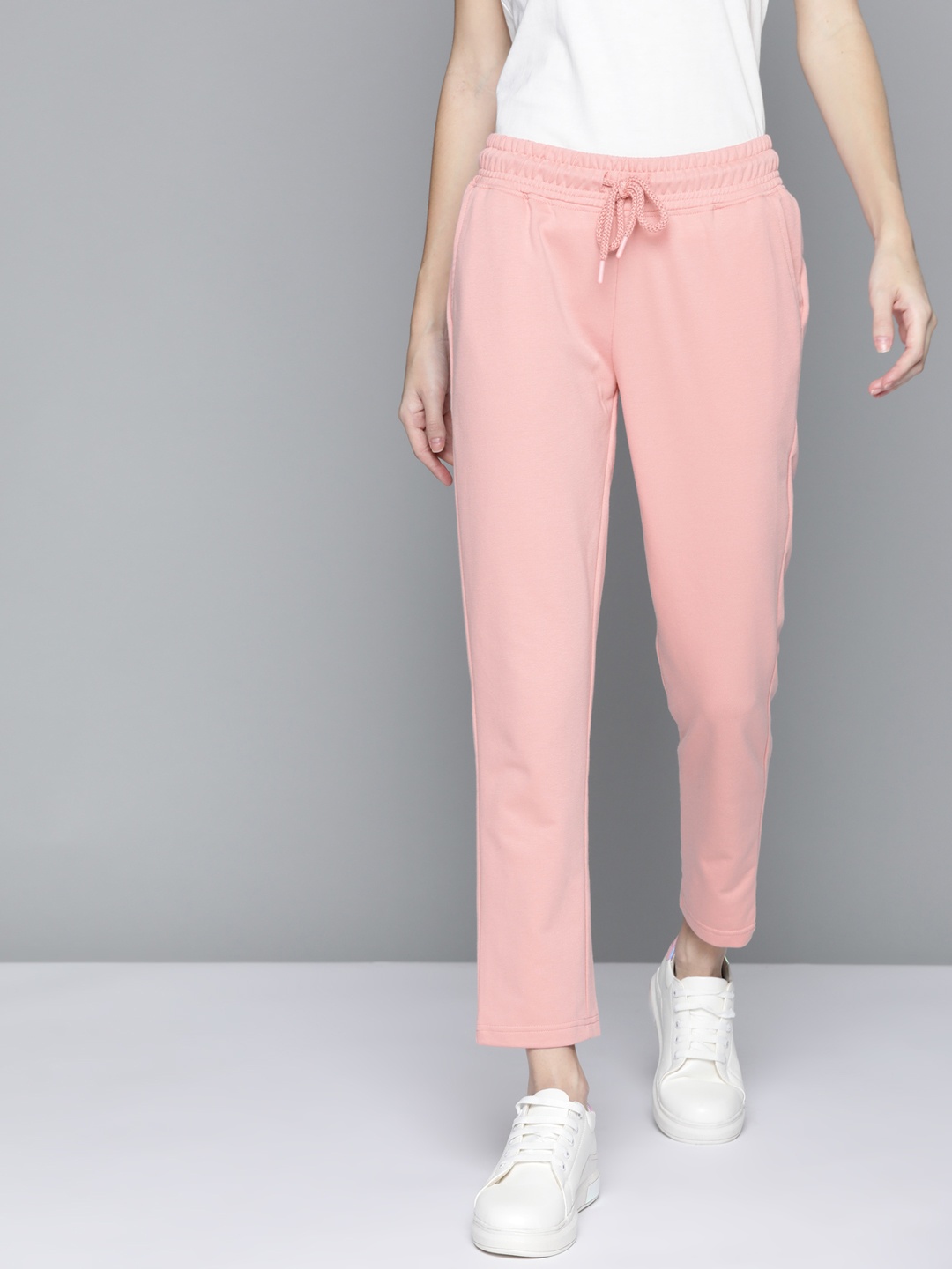 

Harvard Women Pink Solid Track Pants