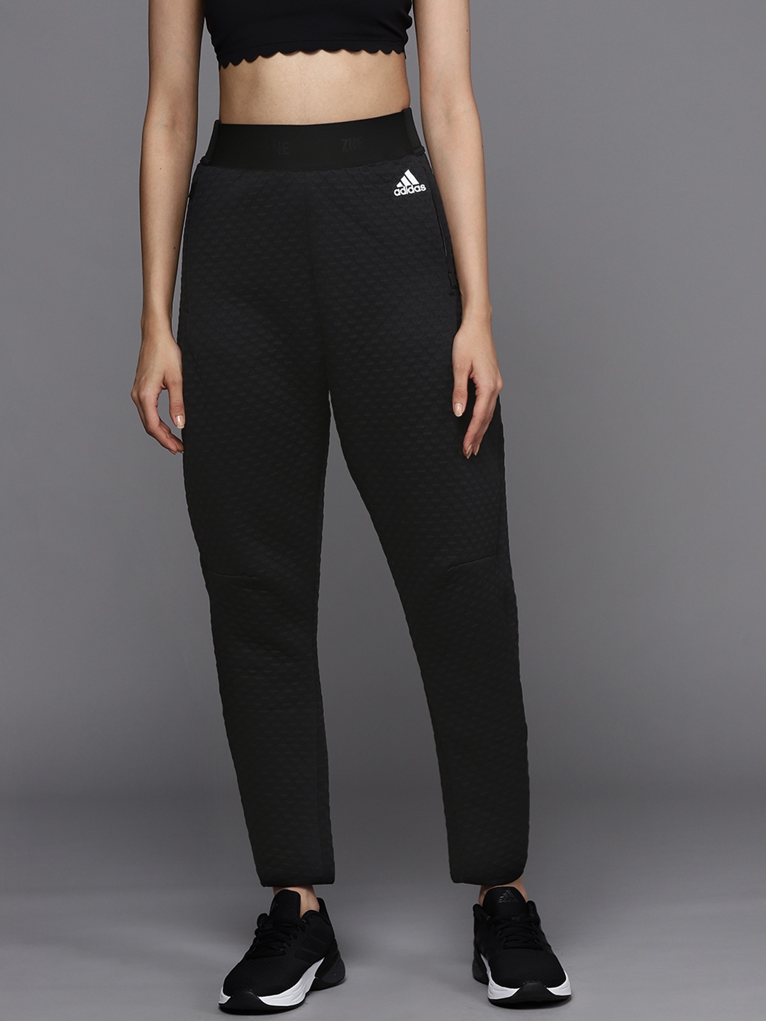 

ADIDAS Women Black Solid Z.N.E. Sports Sustainable Track Pants