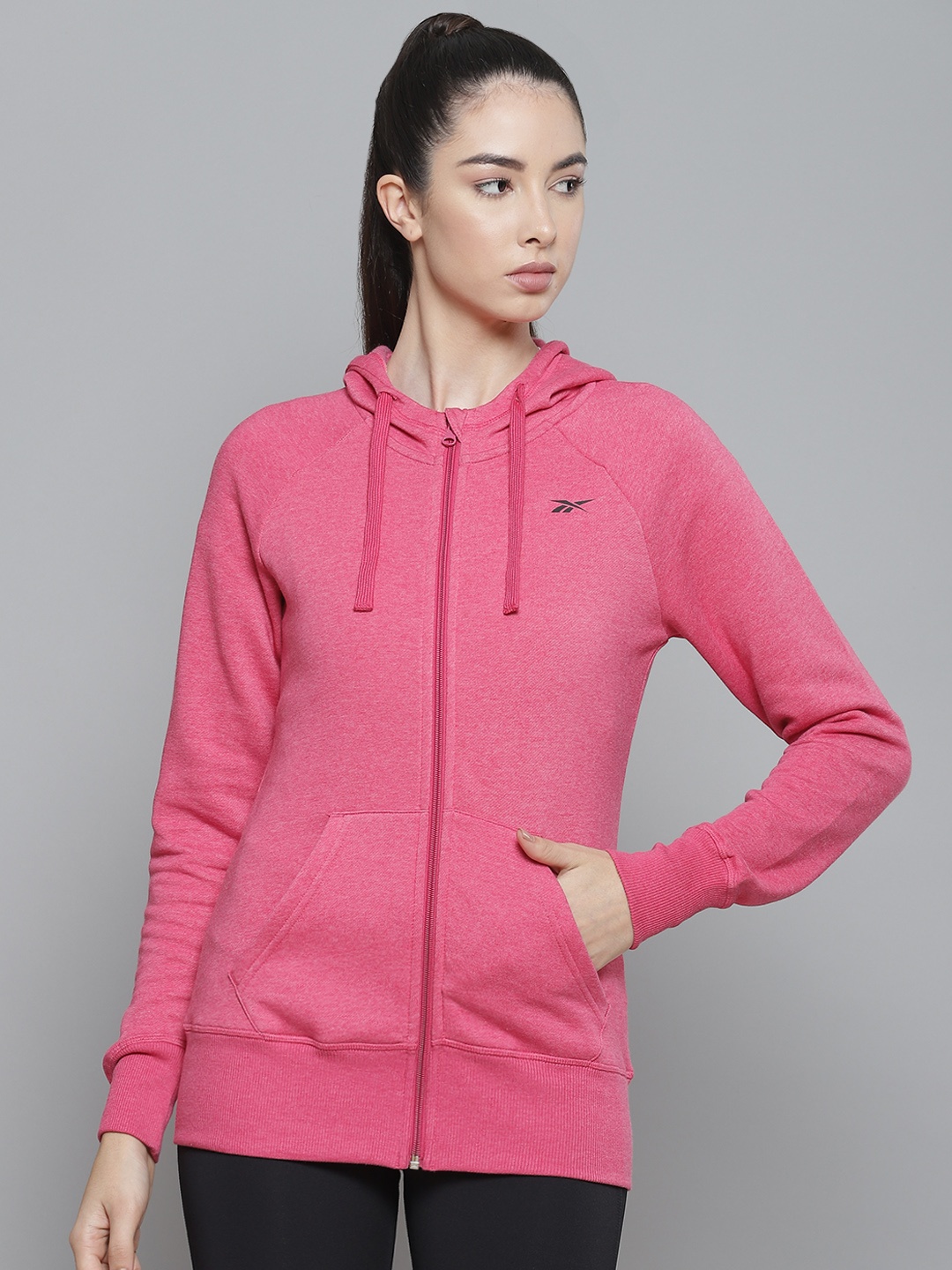 

Reebok Women Pink FND Hooded Training Sweatshirt