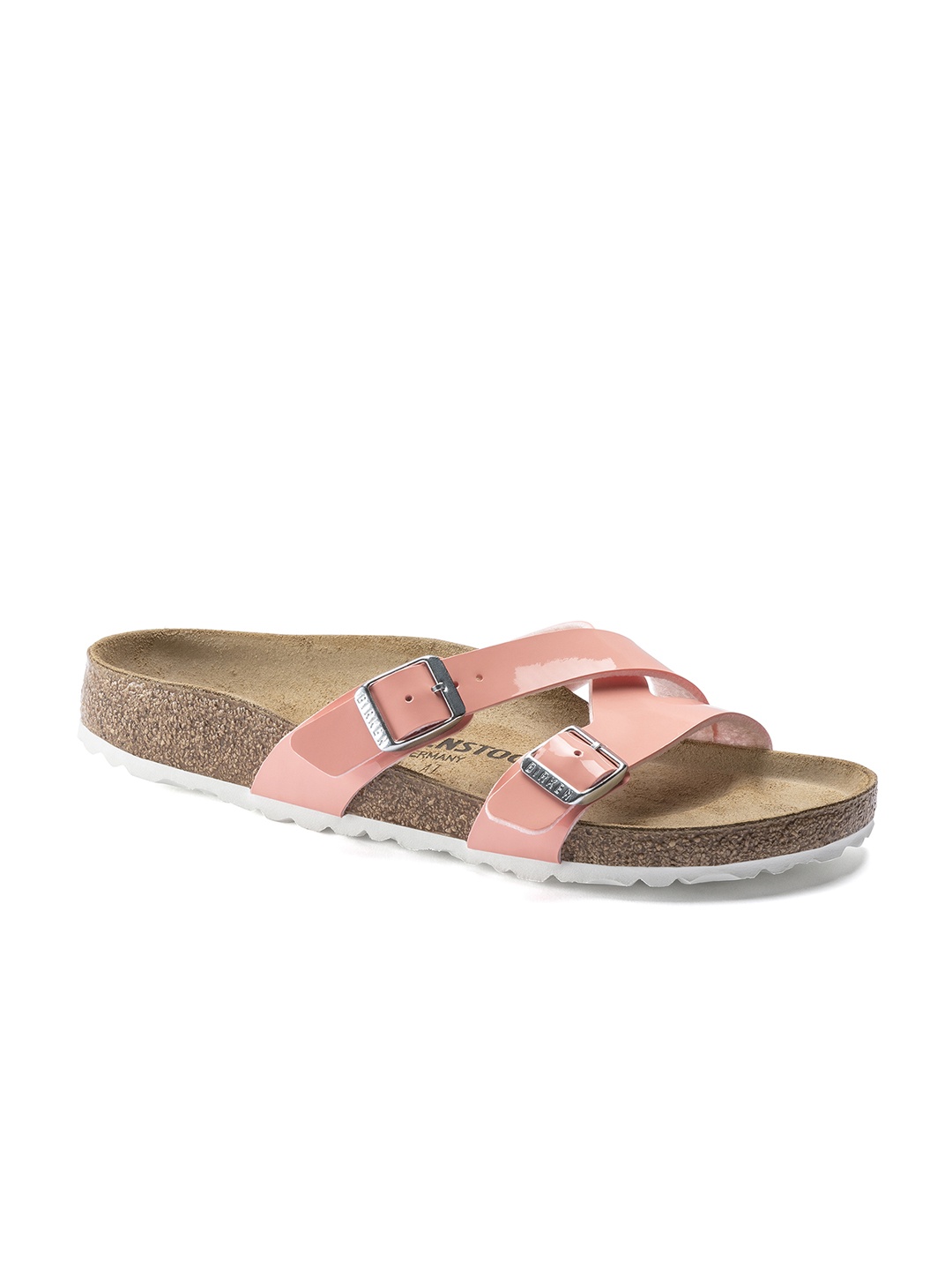 

Birkenstock Women Yao Balance Pink Narrow-Width Open Toe Flats, Coral