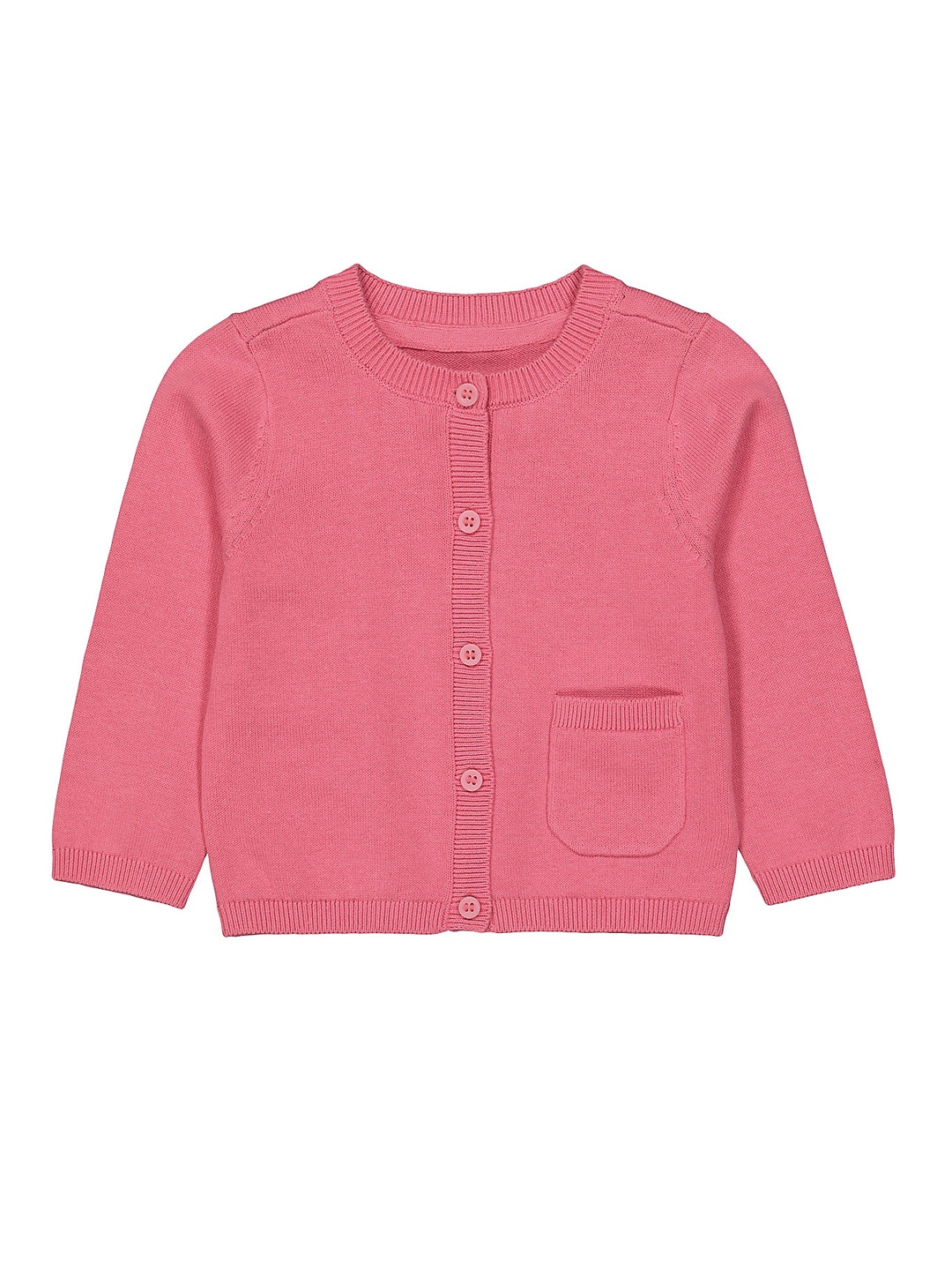 

mothercare Girls Pink Pure Cotton Cardigan