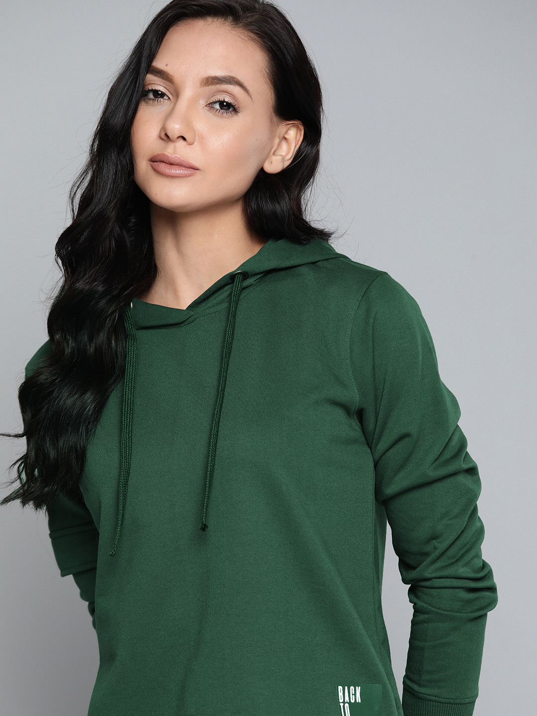 

Harvard Women Green Hooded Sweatshirt