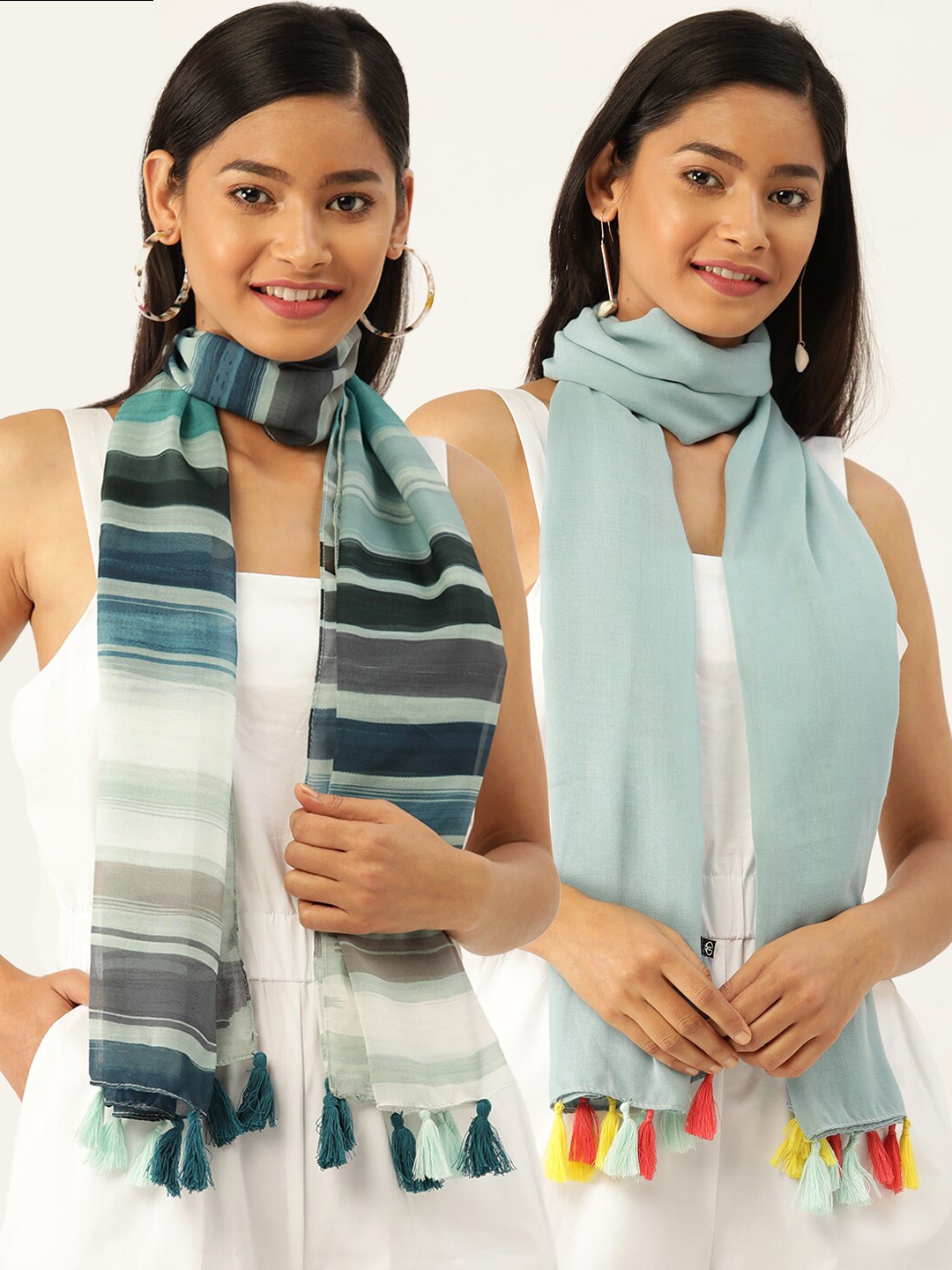 

Trend Arrest Women Pack of 2 Scarves, Multi