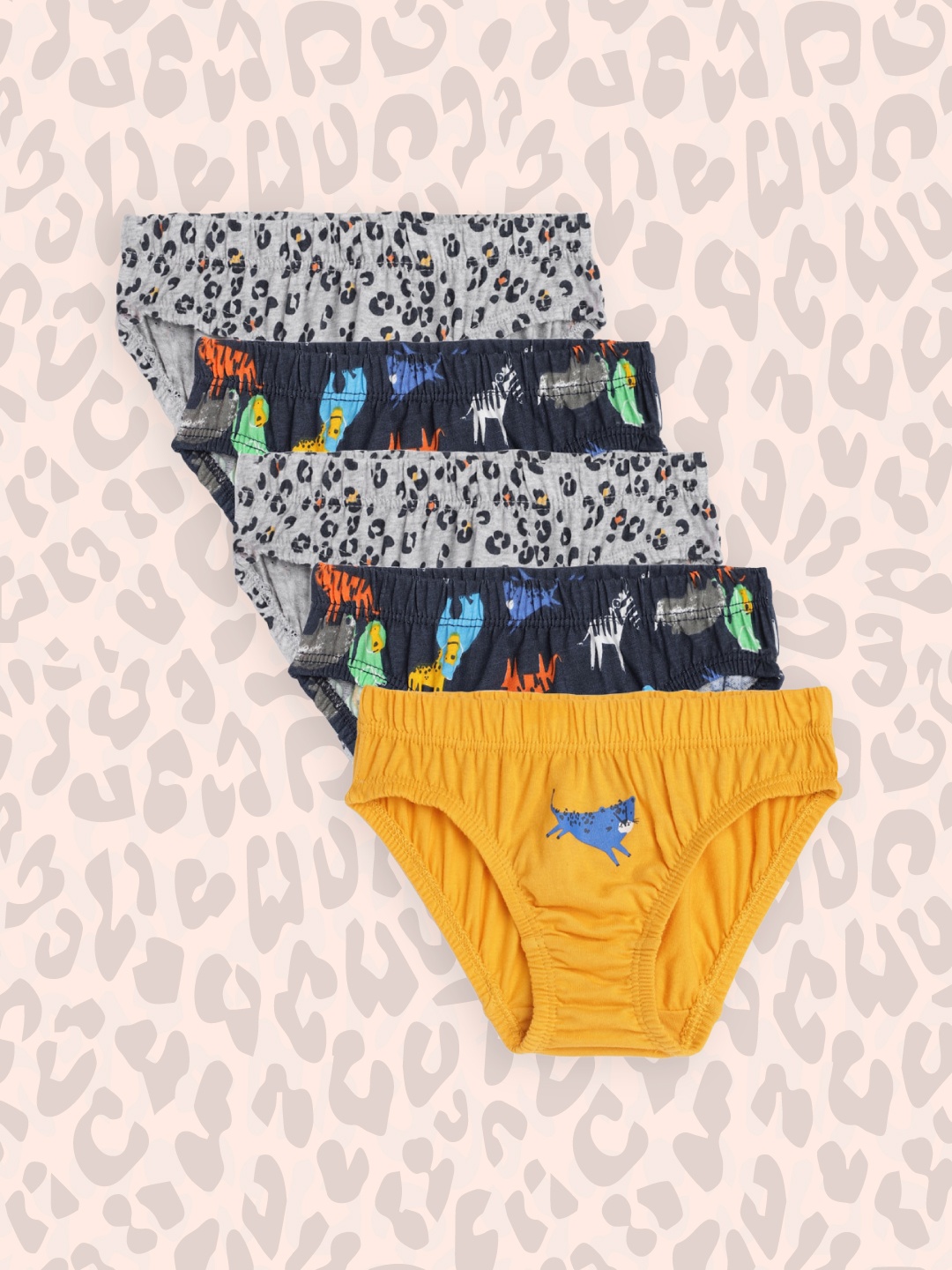 

mothercare Boys Pack of 5 Printed Briefs, Multi