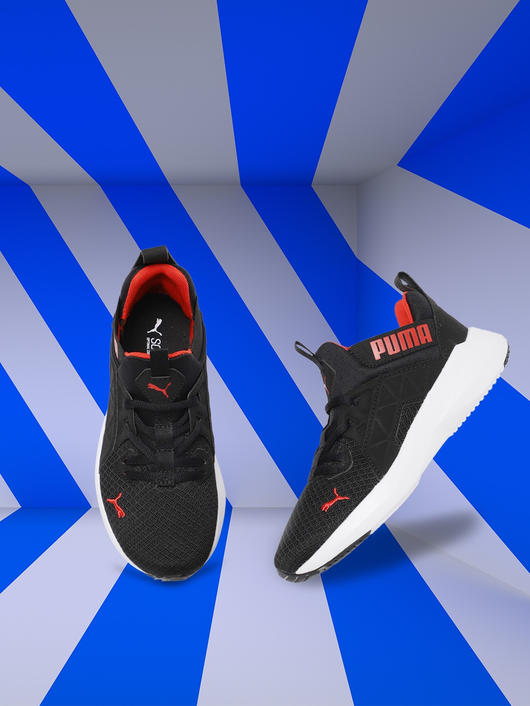 

Puma Boys Black Softride Enzo NXT Running Shoes