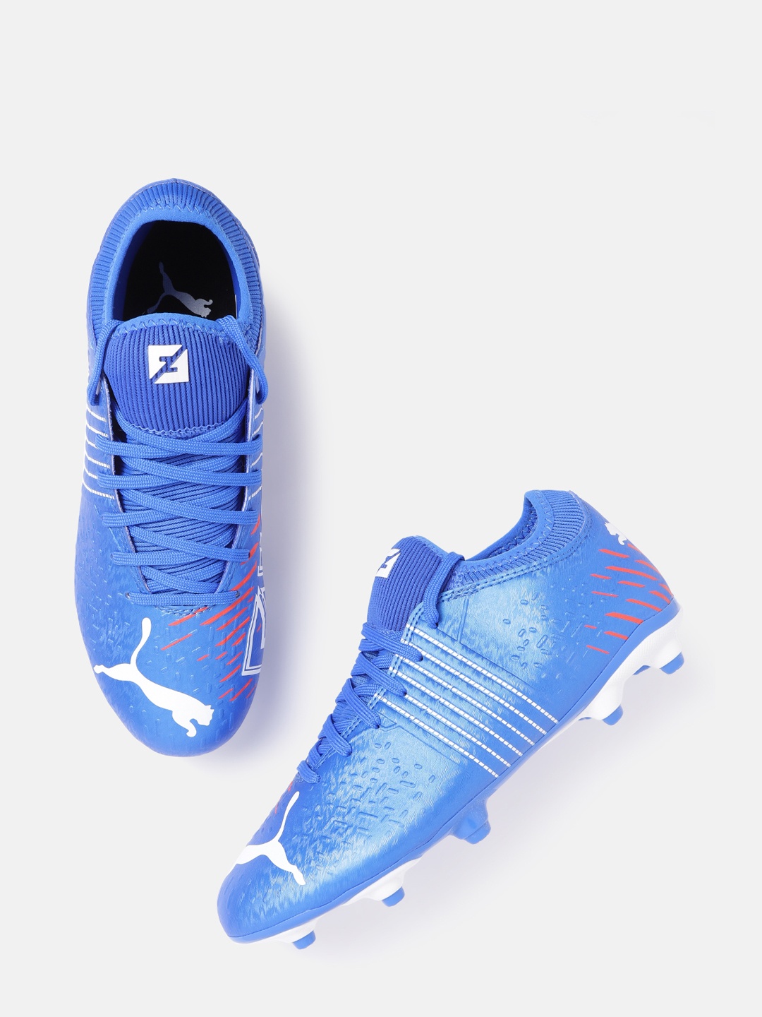 

Puma Boys Blue & White Future Z 4.2 FG/AG Junior Textured Football Shoes