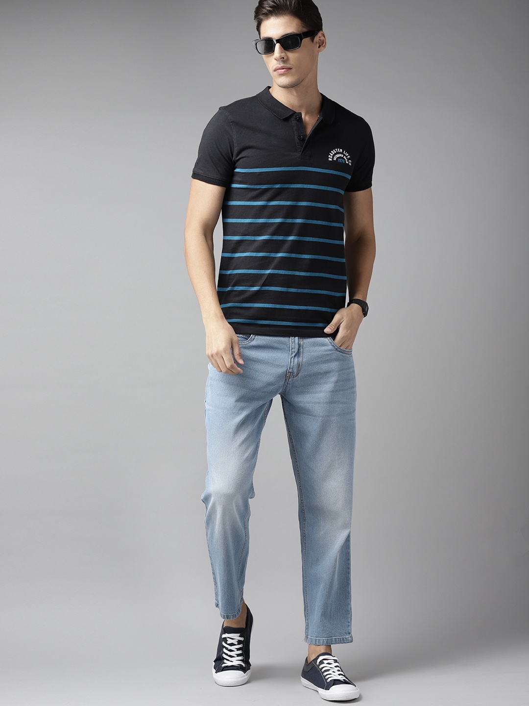 

Roadster Men Blue Slim Fit Light Fade Stretchable Jeans