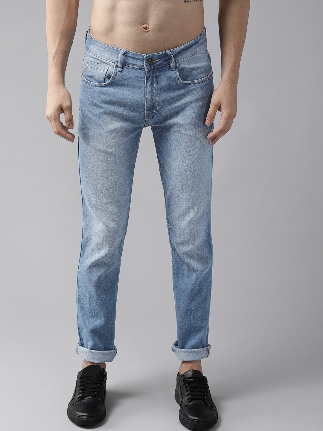 

Roadster Men Blue Skinny Fit Light Fade Stretchable Jeans