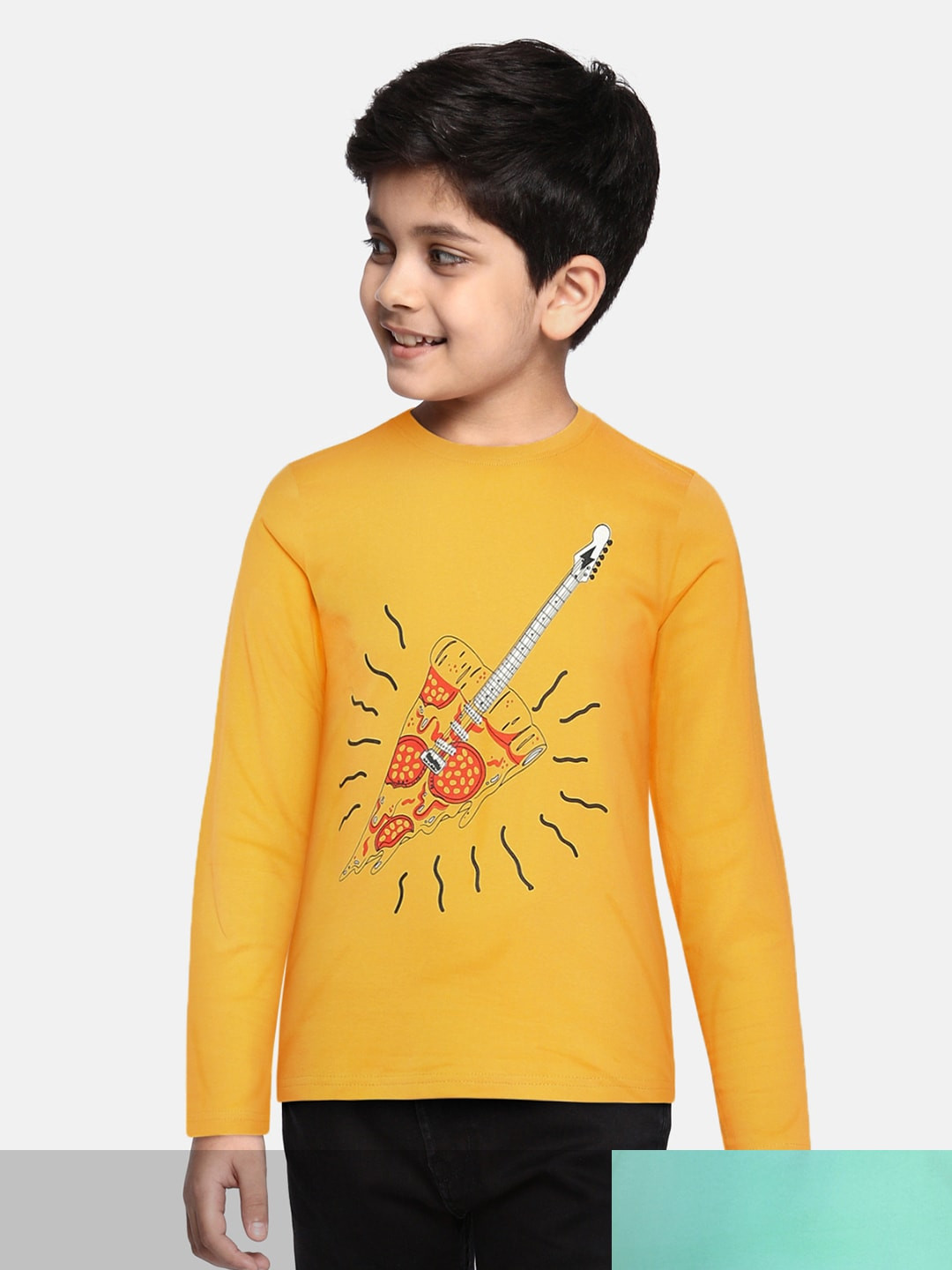 

Cherokee Boys Pack Of 2 Assorted Printed Round Neck Pure Cotton T-shirts