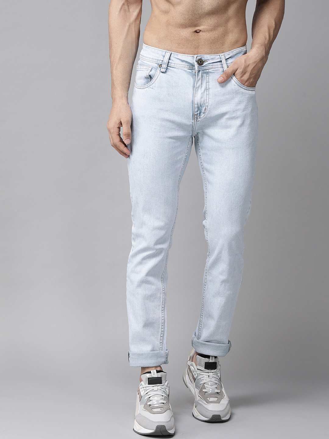 

Roadster Men Blue Skinny Fit Stretchable Jeans