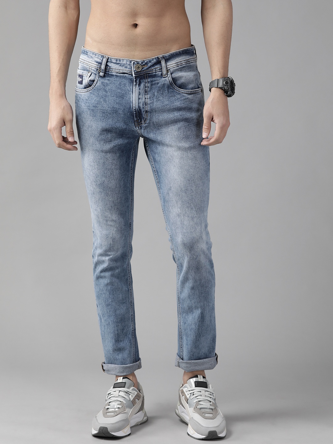 

Roadster Men Blue Skinny Fit Light Fade Stretchable Jeans