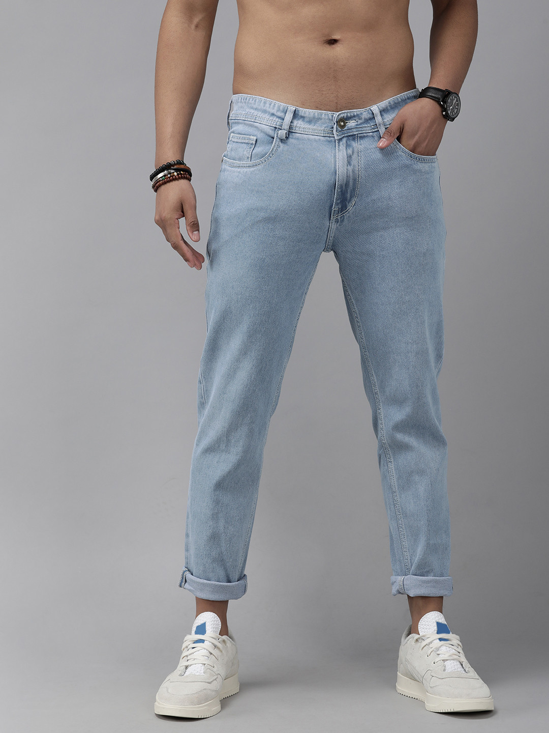 

Roadster Men Blue Slim Tapered Fit Stretchable Jeans