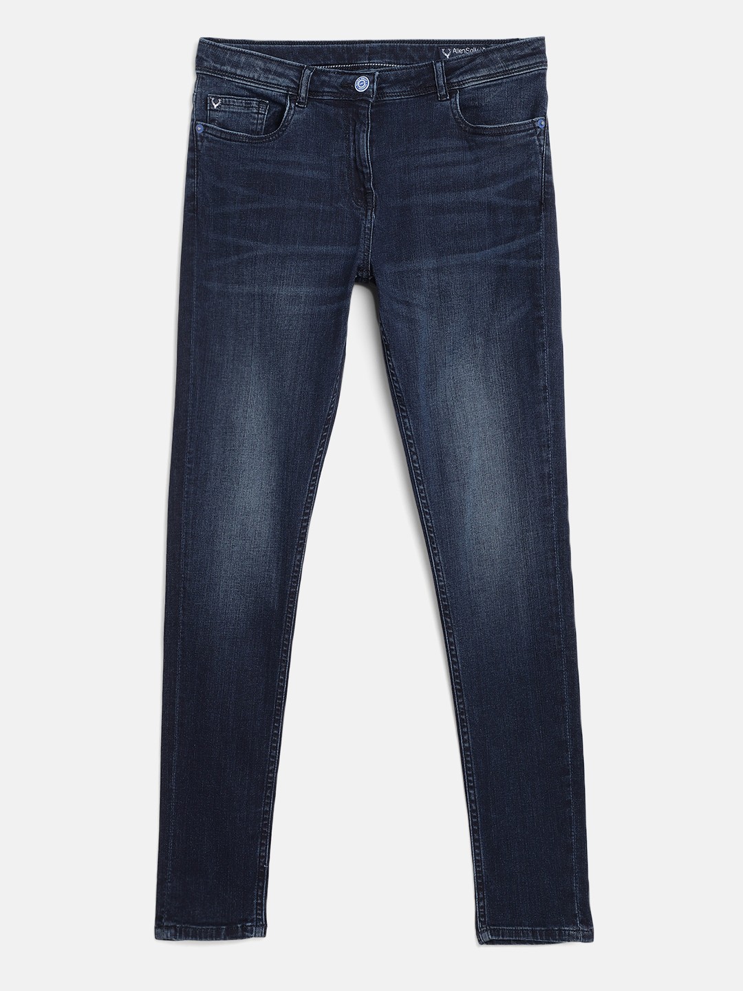 

Allen Solly Junior Girls Navy Blue Skinny Fit Light Fade Jeans
