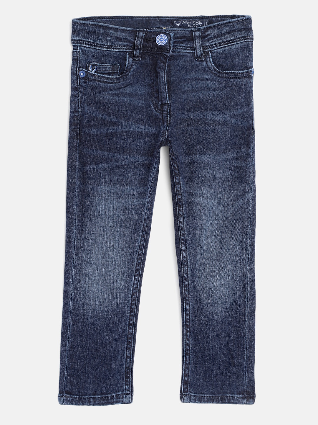 

Allen Solly Junior Girls Navy Blue Skinny Fit Light Fade Jeans