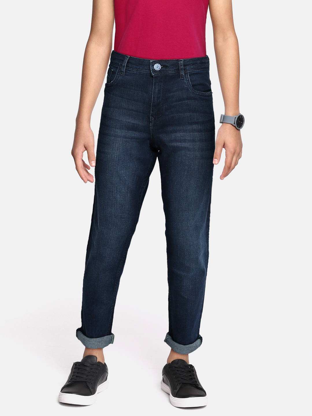 

Allen Solly Junior Boys Blue Slim Fit Clean Look Stretchable Jeans