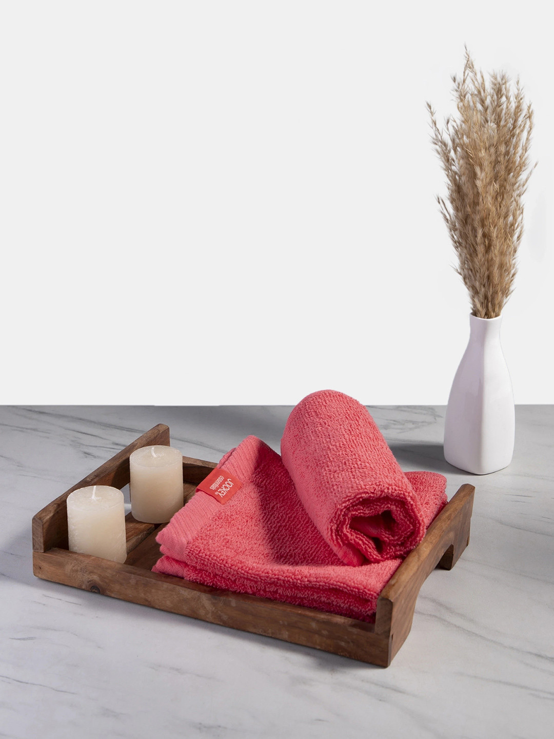 

Jockey Pack of 3 Cotton Terry Ultrasoft and Durable Solid Face Towel-T301, Pink