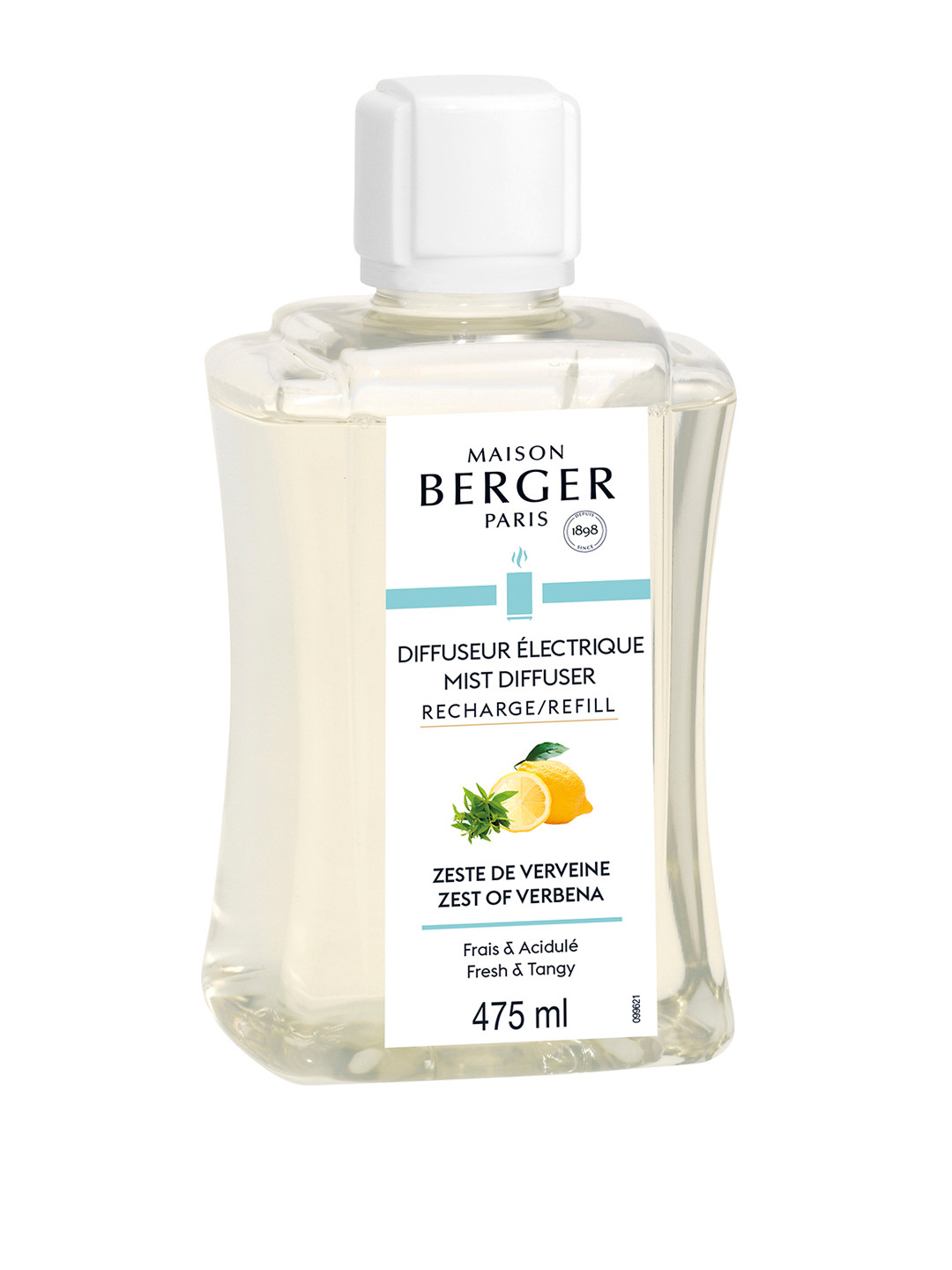

MAISON BERGER Zest of Verbena Diffuser Refill 475ml, Transparent