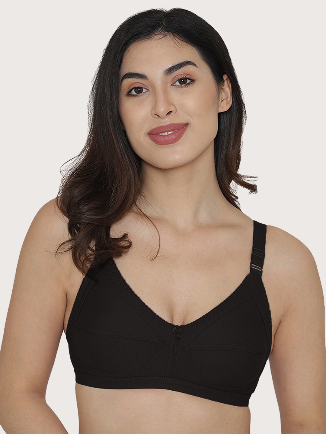 

MAASHIE Black Everyday Bra - Full Coverage 5001_BLACK