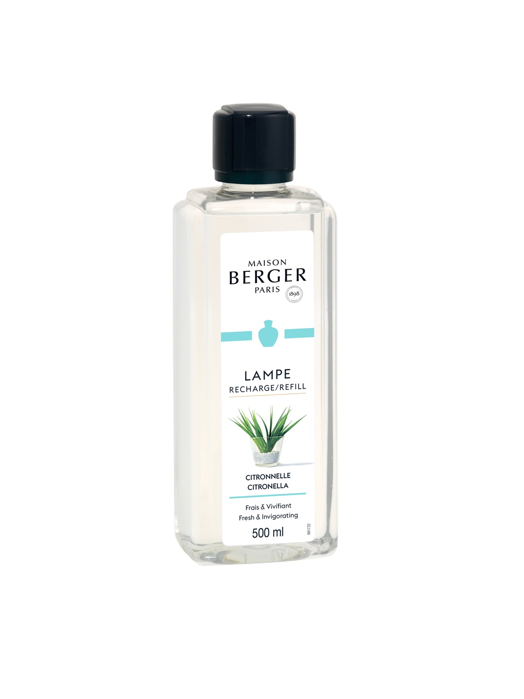 

MAISON BERGER Citronnella Perfume Refill 500 ml, Transparent