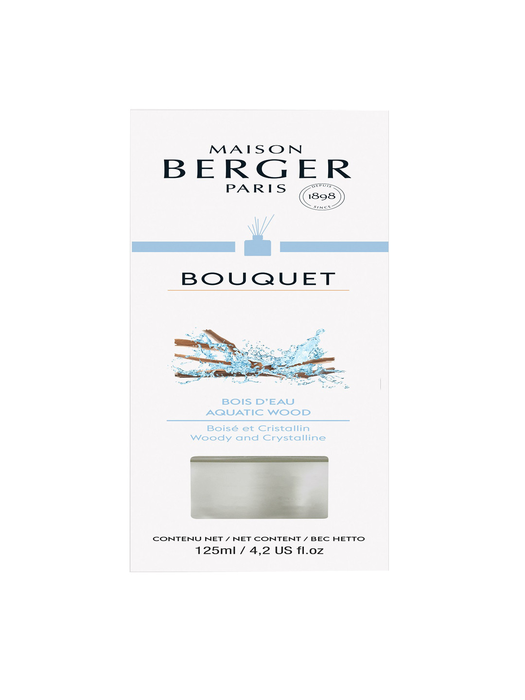 

MAISON BERGER Aquatic Wood Perfume Refill 500 ml, Transparent