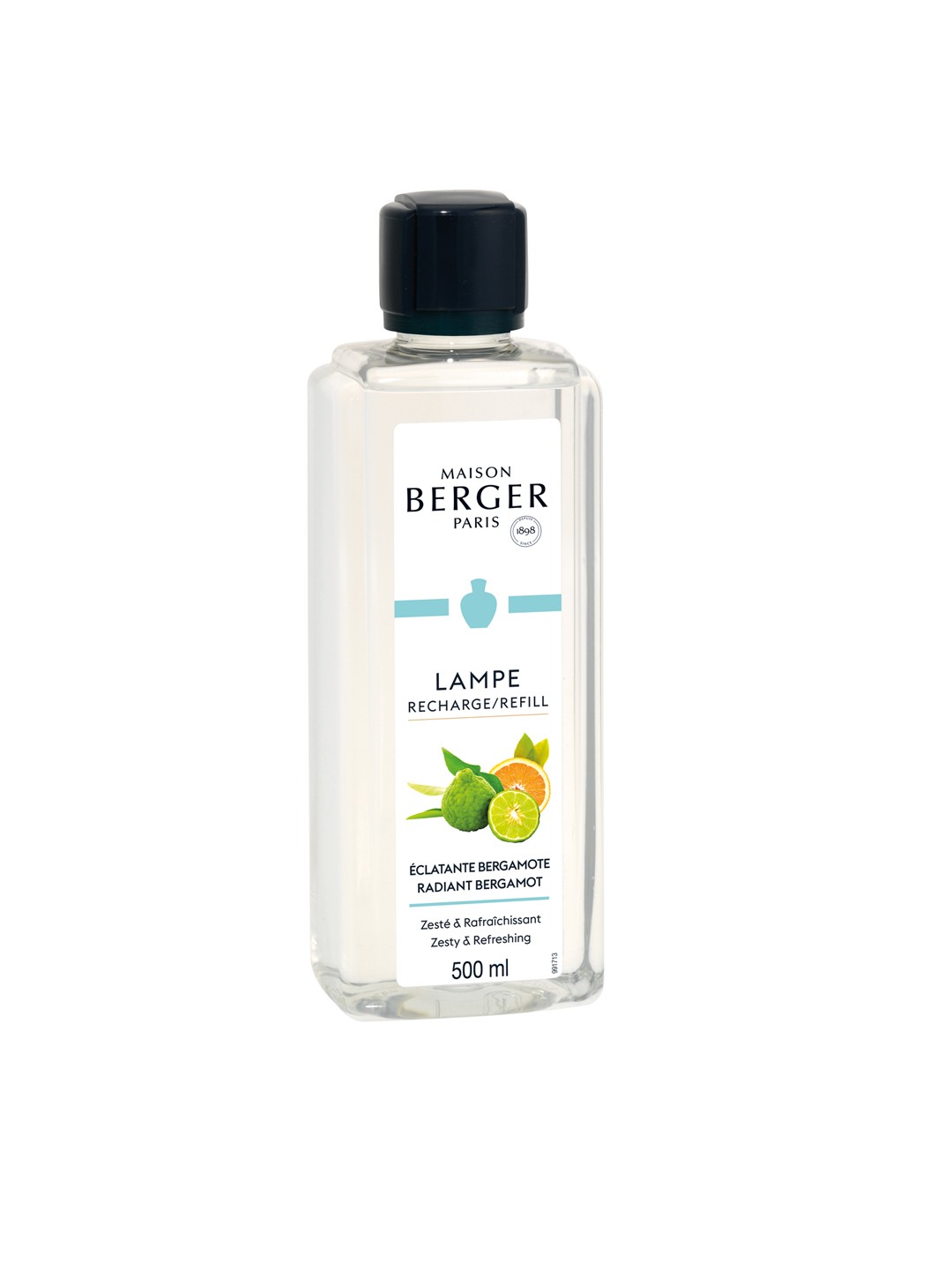 

MAISON BERGER Radiant Bergamot Perfume Refill 500 ml, Transparent