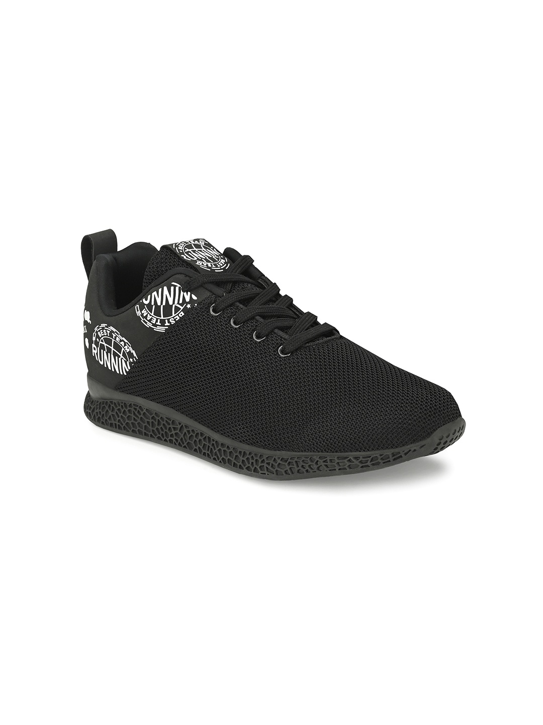 

OFF LIMITS Men Black Mesh Running Non-Marking Shoes