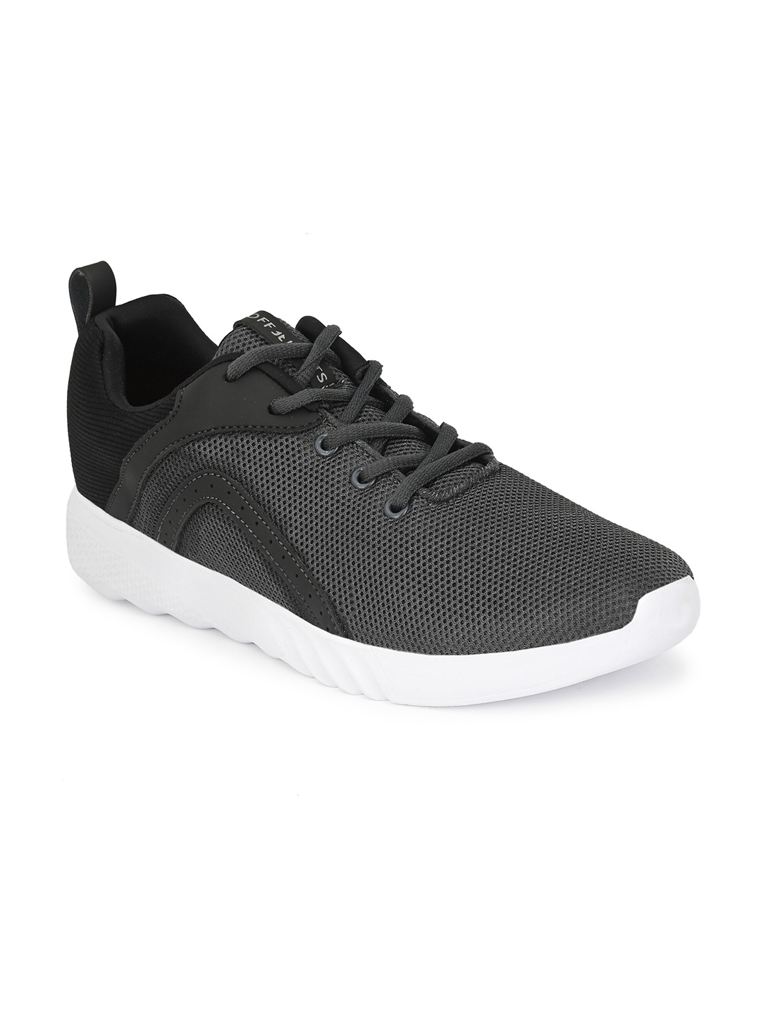 

OFF LIMITS Men Grey Mesh Running Non-Marking Shoes