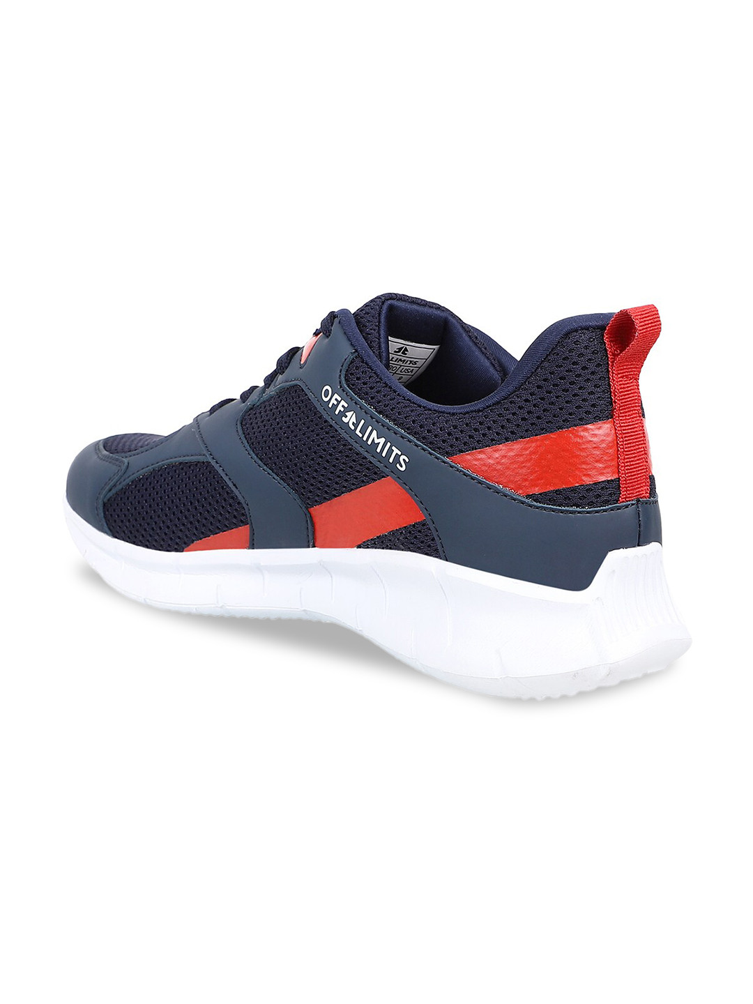 

OFF LIMITS Men Navy Blue Mesh Running Non-Marking Shoes