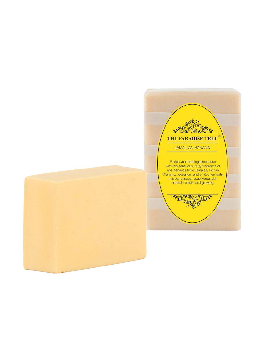 

The Paradise Tree Jamaican Banana Sugar Soap Bar-100gm, Cream