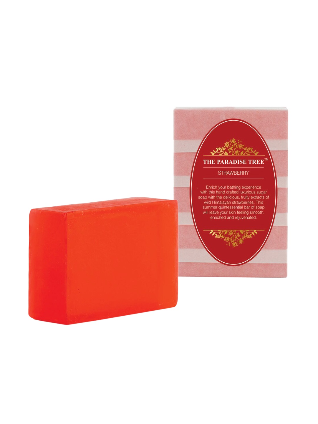 

The Paradise Tree Himalayan Strawberry Sugar Soap Bar, Red