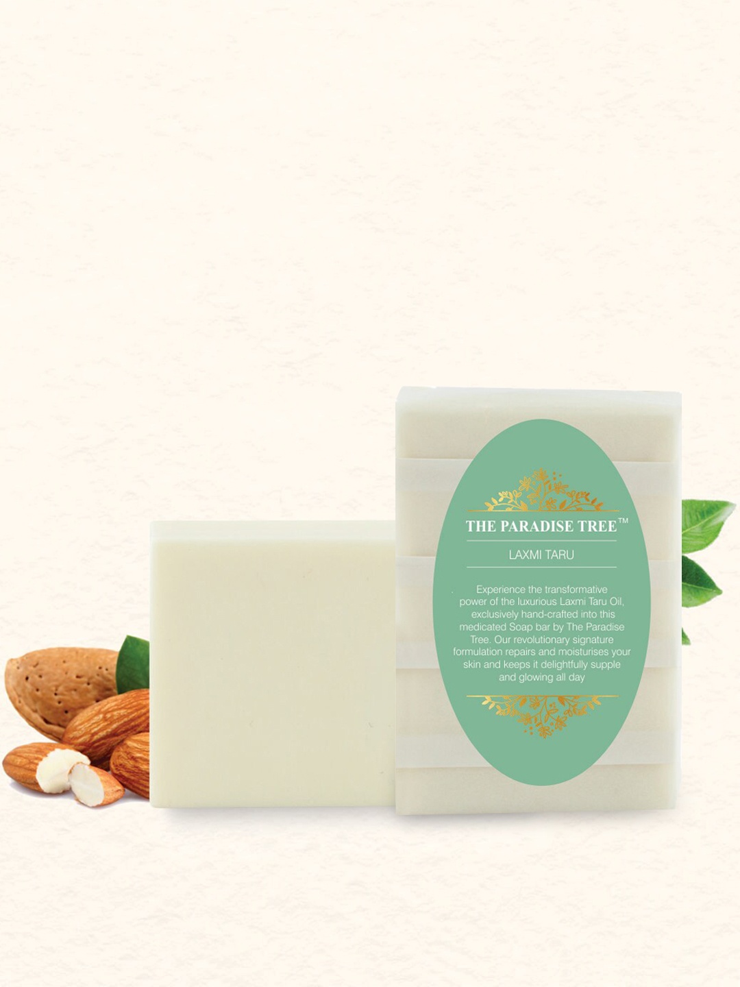 

The Paradise Trees Laxmi Taru Luxury Soap Bar-100 gm, White