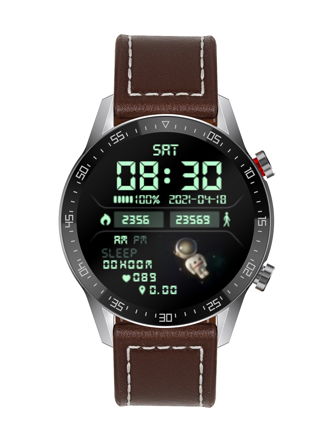 

French Connection Unisex Black Smart Watch With Bluetooth Connected Calling Function L19-F