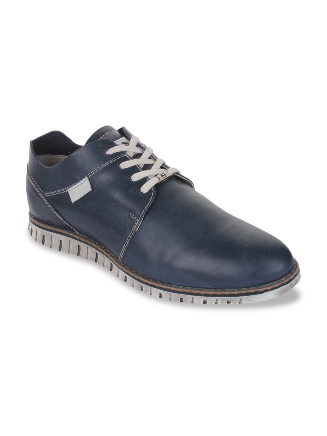 

Liberty Men Blue Leather Sneakers